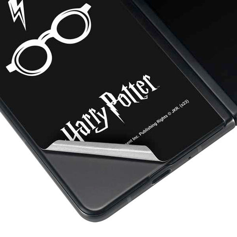 Wizarding World Harry Potter Scar and Glasses Galaxy Z Fold4 5G Skin